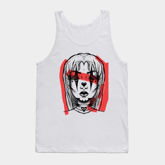 Clown girl Tank Top by 2SUNS